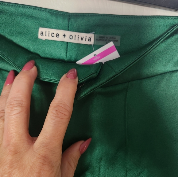 70 - $295 NWT ALICE + OLIVIA DYLAN PANT - Picture 8 of 8